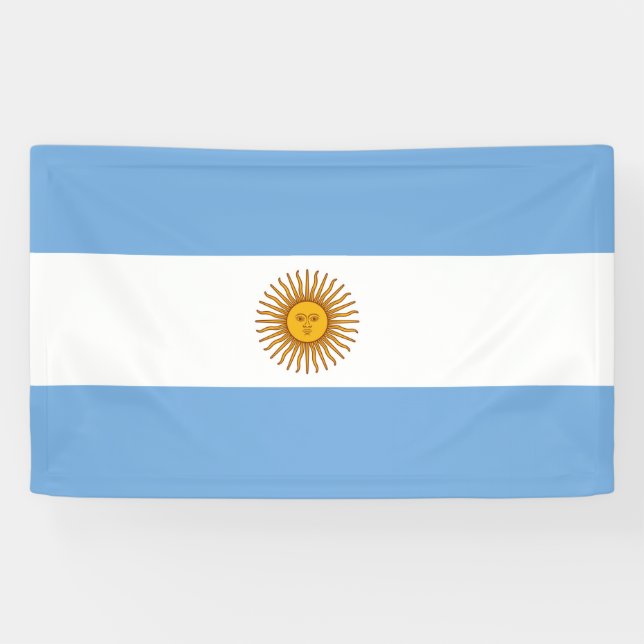 Bannière du drapeau argentin (Horizontal)