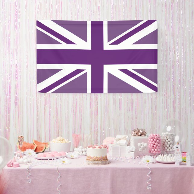 Bannière du drapeau britannique Union Jack (Fête)