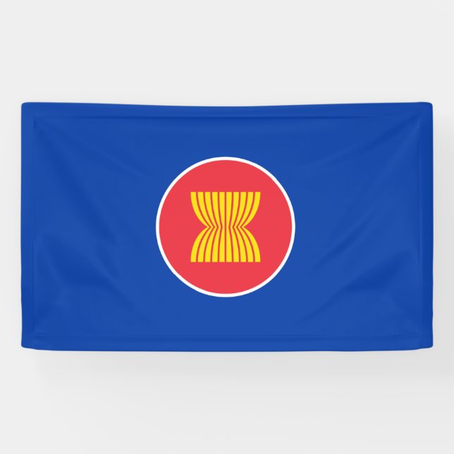 Bannière du drapeau d'Asean (Horizontal)