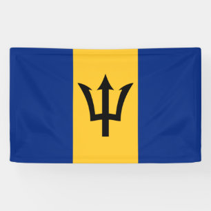 Bannière du drapeau de la Barbade