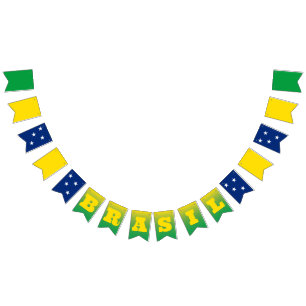 Bannière du drapeau du Brésil