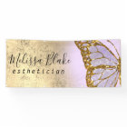 bannière du logo papillon lavande