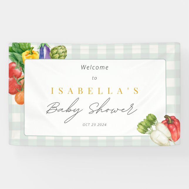 Bannière du marché des Baby showers cultivés local (Horizontal)