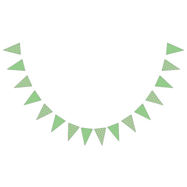 Bannière du Polka Dot Party (Sage Green & Pastel P (Tout)