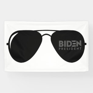 Bannière du président Joe Biden