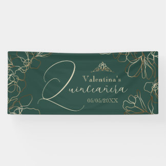 Bannière Emerald Quinceañera