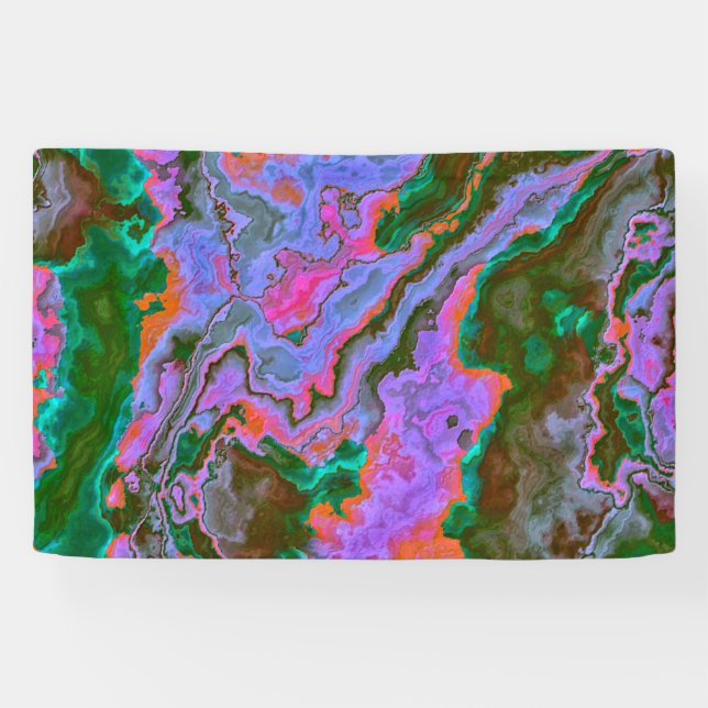 Bannière en marbre aigre (Horizontal)