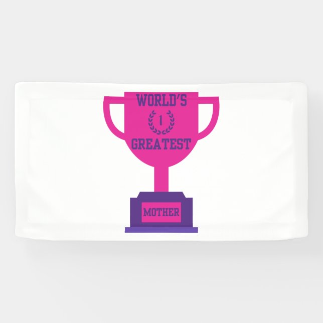 Bannière en vinyle 1,6x3 pour la fête des mères la (Horizontal)