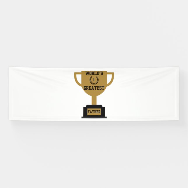Bannière en vinyle 2,5x8 pour la fête des pères la (Horizontal)