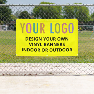 Bannière en vinyle personnalisée extérieure ou int