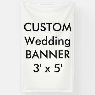 Bannière faite sur commande 3' x 5'