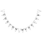 Bannière faite sur commande d'étamine de mariage -