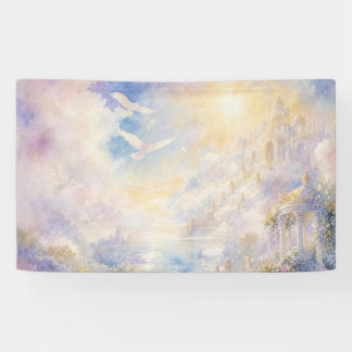 Bannière Fantastique du Palais des Nuages Célestes