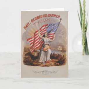 Bannière glorieuse ! - Carte de voeux