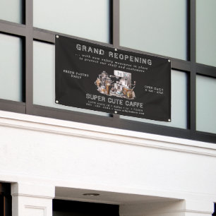 Bannière Grand magasin de réouverture de la Maison