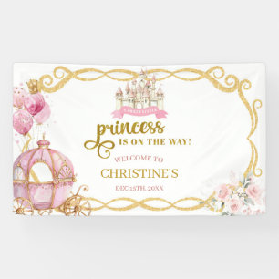 Bannière grande pour Baby Shower de Princesse Roya