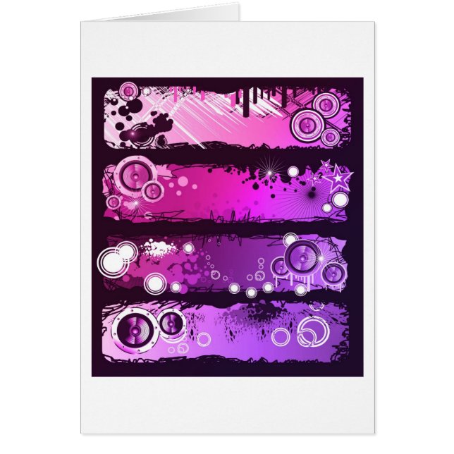 Bannière grunge 3 de musique de style (Devant)