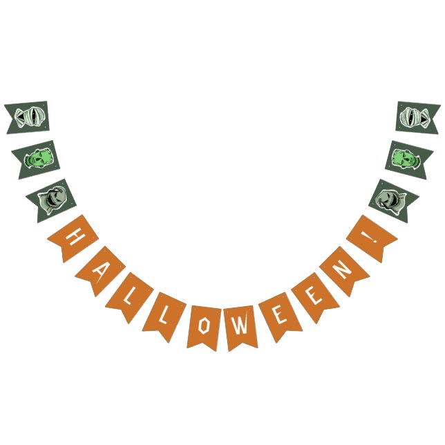 Bannière Halloween couleur personnalisée (Tout)