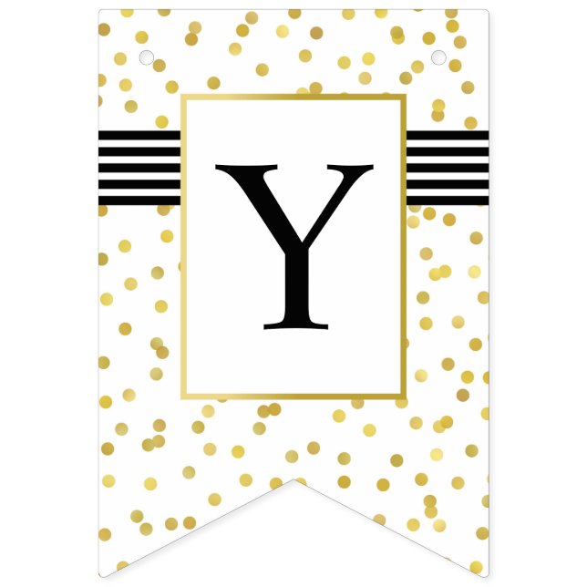 Bannière heureuse d'étamine de fête d'anniversaire (Cinquième drapeau)