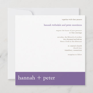 Bannière Lavendar :: Faire-part de mariage