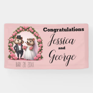 Bannière Mariage de mariée et de mariée de mariée 