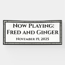 Bannière Marquee Mariage