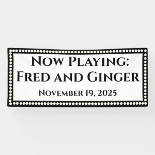 Bannière Marquee Mariage