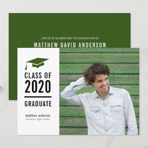 Bannière moderne Graduation Party Invitation