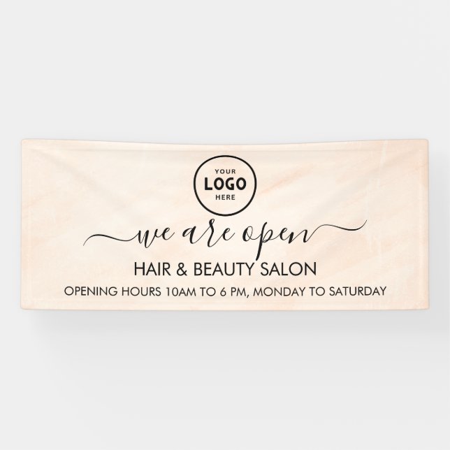 Bannière moderne professionnelle de 1,83 m pour lo (Horizontal)