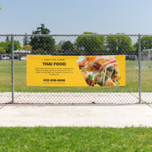 Bannière modifiable personnalisée de la cuisine th