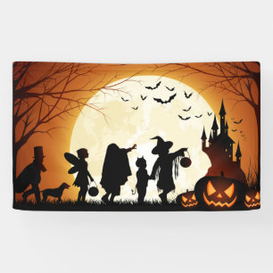 Bannière murale d'Halloween