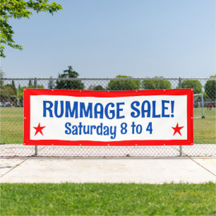 Bannière patriotique de rummage