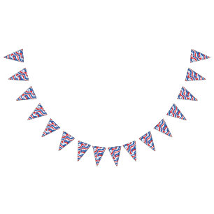 Bannière patriotique drapeaux