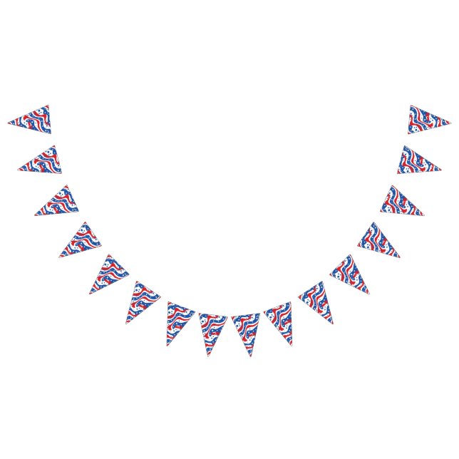 Bannière patriotique drapeaux (Tout)