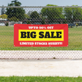 Bannière personnalisable Grande Vente