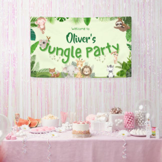 Bannière personnalisable Sweet & Safari