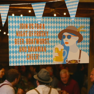 Bannière personnalisée de l'Oktoberfest - Festive 