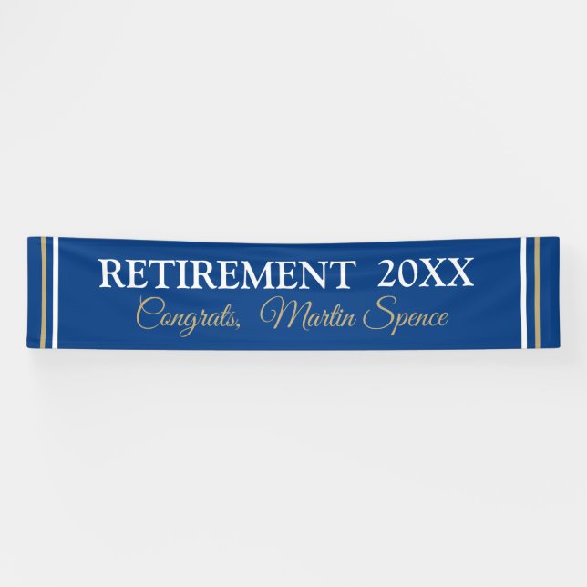 Bannière personnalisée de retrait XL 12' (Horizontal)