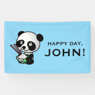 BANNière PERSONNALISÉE PANDA