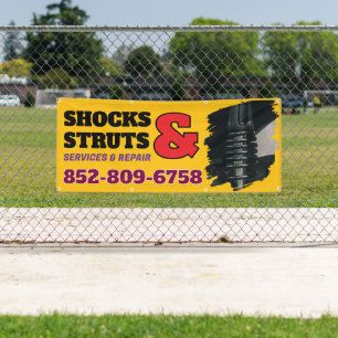 Bannière Personnalisée Shocks And Struts Services