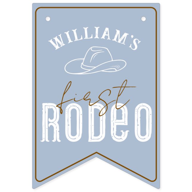Bannière photo Dusty Blue First Rodeo - Ouest 1er (Premier drapeau)