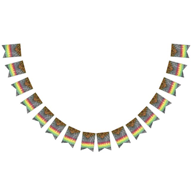 bannière Rasta 1 d'étamine de partie de tiedye (Tout)