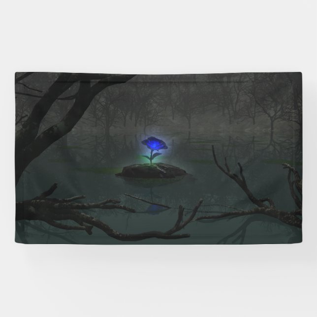 Bannière Rose bleu (Horizontal)