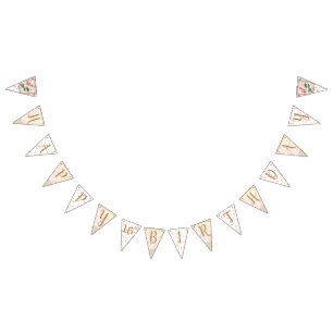 Bannière rose minable de partie de photo de