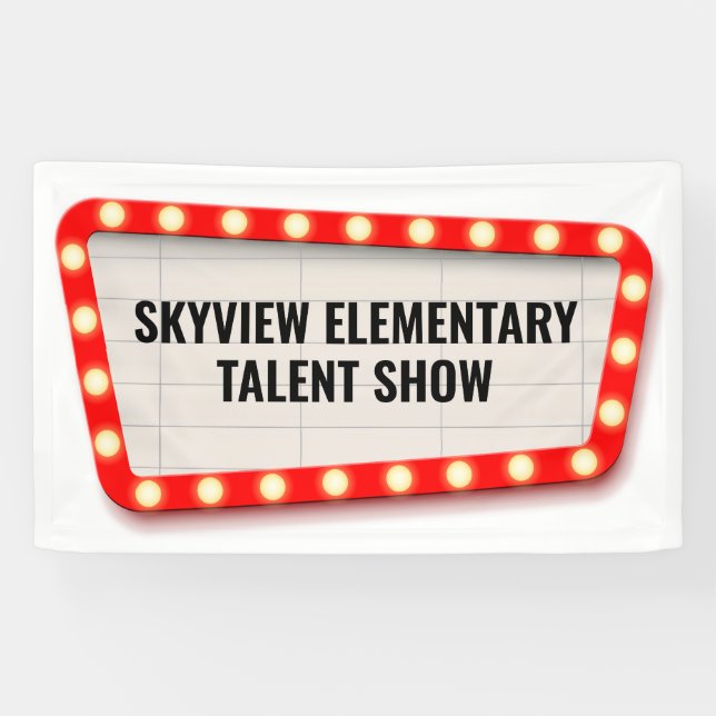 Bannière Talent Show (Horizontal)
