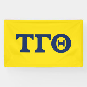 Bannière Tau Gamma Theta 3x5 - Jaune