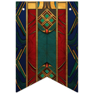 Bannière traditionnelle africaine de Bunting Patte