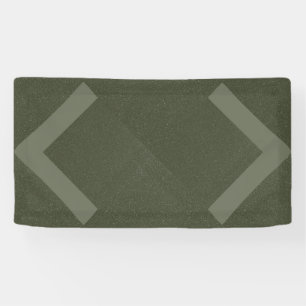 Bannière Vert mousse Double Chevron