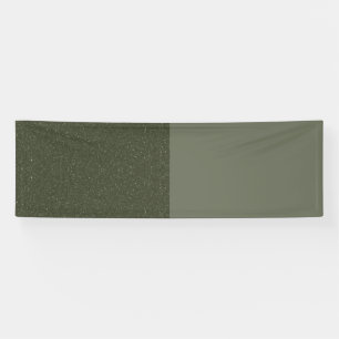 Bannière verte mousse partagée – Texturé, lisse