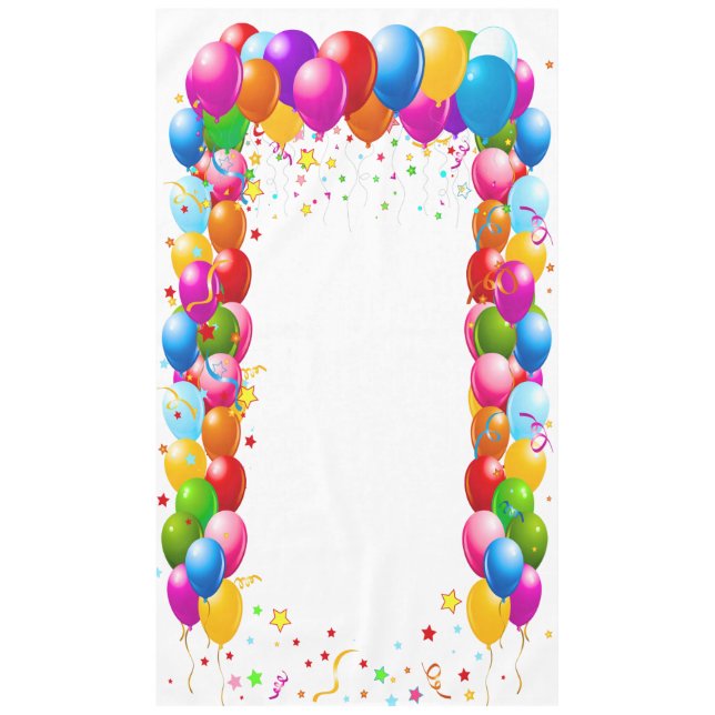 Bannière Verticale Balloon, Prop Photo, Nappe 1 (Devant)